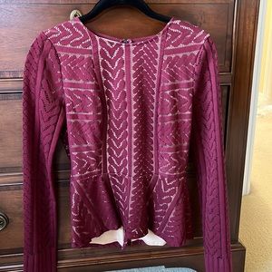 BCBG Lace Peplum Too